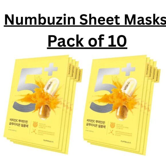 NEW - Numbuzin - No.5 Sheet Mask: Pack of 10 - Picture 1 of 1